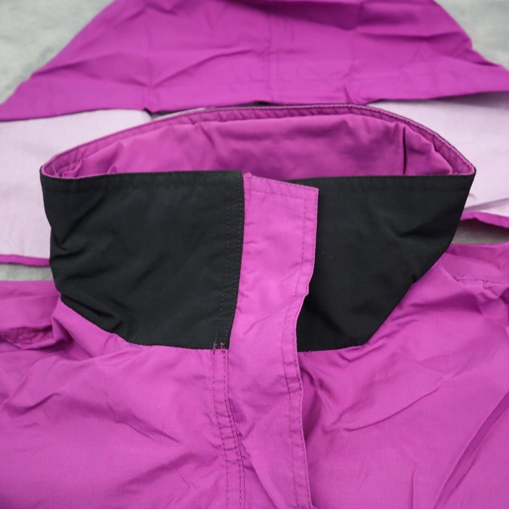 Sierra Experience Jacket Womens M Purple Long Sleeve Hooded Windbreaker - Picture 8 of 16